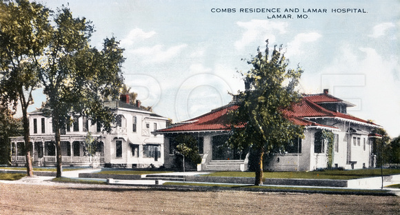 Lamar Hospital and Combs Residence