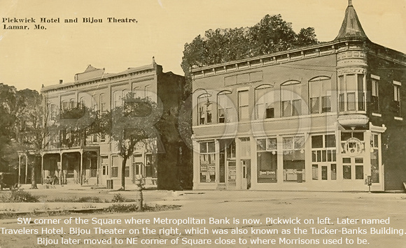 Pickwick Hotel and Bijou Theater